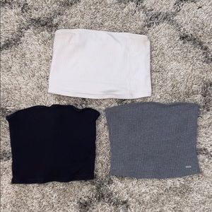 HOLLISTER TUBE TOPS🖤